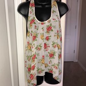 Floral-Print Top